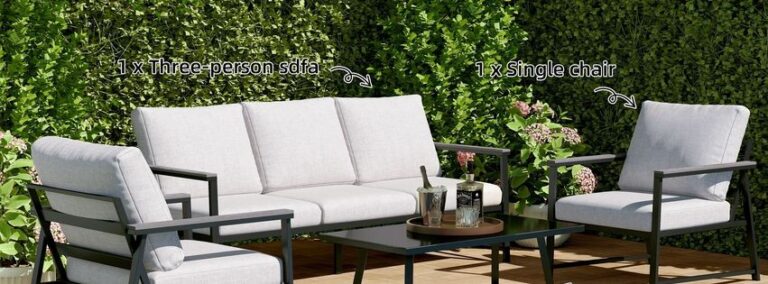 Living and Home review featured image with outdoor furniture